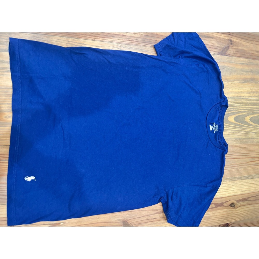 Polo Ralph Lauren Mens Classic Fit Royal Blue Cotton Crewneck T-Shirt Size M